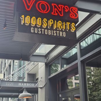 Von's 1000Spirits - Wall - New American Near Me - Seattle, Washington