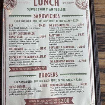 Ramblehorn Cafe - Lunch menu March 2026 - Breakfast & Brunch Near Me - Pine Grove, California