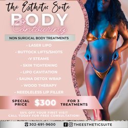 The Esthetic Suite - Menu