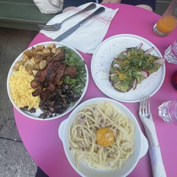 Sunday to Sunday - Avocado Toast Brunch Breakfast Plate Brunch Carbonara - Cafes Near Me - New York, New York Sunday to Sunday - Avocado Toast Brunch Breakfast Plate Brunch Carbonara - Cafes Near Me - New York, New York