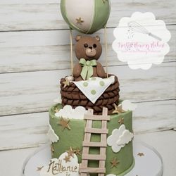 Frosted Memory Makers - Custom baby shower cake