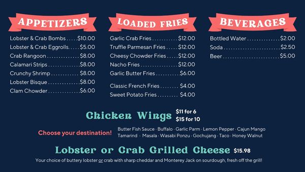 Menu photo 6 International Lobster Rolls Seattle, WA Menu photo 6 International Lobster Rolls Seattle, WA