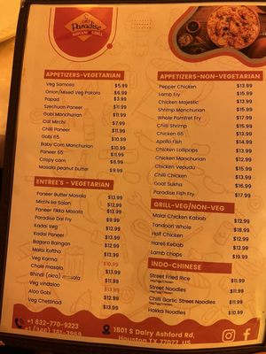 Menu photo 2 Paradise Biryani N Grill Houston, TX Menu photo 2 Paradise Biryani N Grill Houston, TX