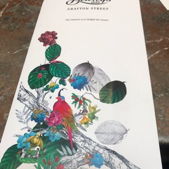 Bewley's Cafe - Menu cover - Irish Near Me - Dublin, D Bewley's Cafe - Menu cover - Irish Near Me - Dublin, D