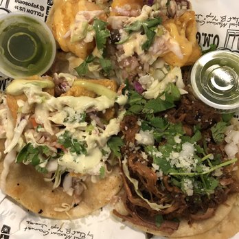 Yayo's O.m.g! - Shrimp, mahi mahi and legend tacos - Food Trucks Near Me