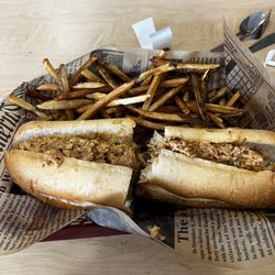 C and C's Country Kitchen - Buffalo chicken cheesesteak and fries
