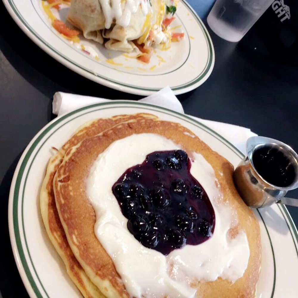 HangOverEasy - Blueberry cheesecake pancakes and dirty sanchez - Breakfast & Brunch Near Me - Columbus, Ohio HangOverEasy - Blueberry cheesecake pancakes and dirty sanchez - Breakfast & Brunch Near Me - Columbus, Ohio