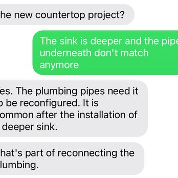 Affordable HandyMan - Plumber that I should have went with, but did not have availability for two weeks.  States, reconfiguring is part of reconnecting plumbing - General Contractors Near Me