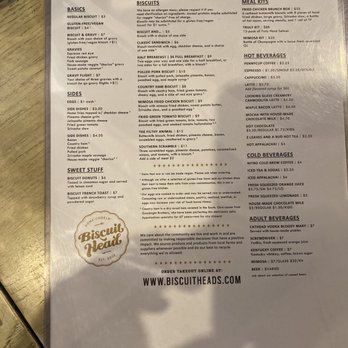 Biscuit Head - Menu March 2021 - Breakfast & Brunch Near Me - Asheville, North Carolina Biscuit Head - Menu March 2021 - Breakfast & Brunch Near Me - Asheville, North Carolina