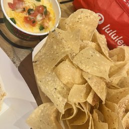 Chips and queso Chips and queso