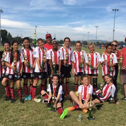 Conejo Creek South Park - PVFC - GU14 Select Champions (undefeated).  Very nice fields and facility.