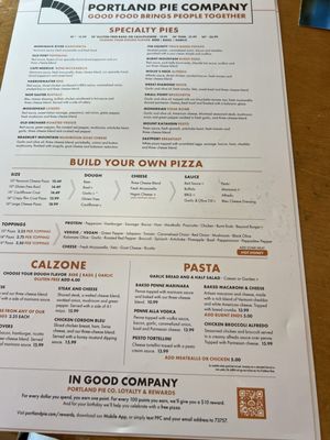 Menu photo 2 Portland Pie Co Westbrook, ME Menu photo 2 Portland Pie Co Westbrook, ME