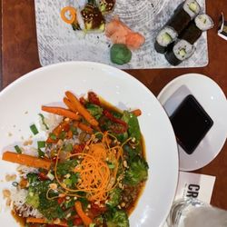 Crave - Vegan Avocado Roll Vegan Cucumber Roll