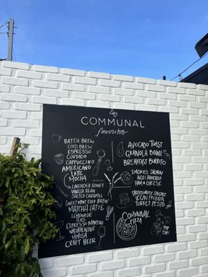Menu photo 8 Communal San Diego, CA