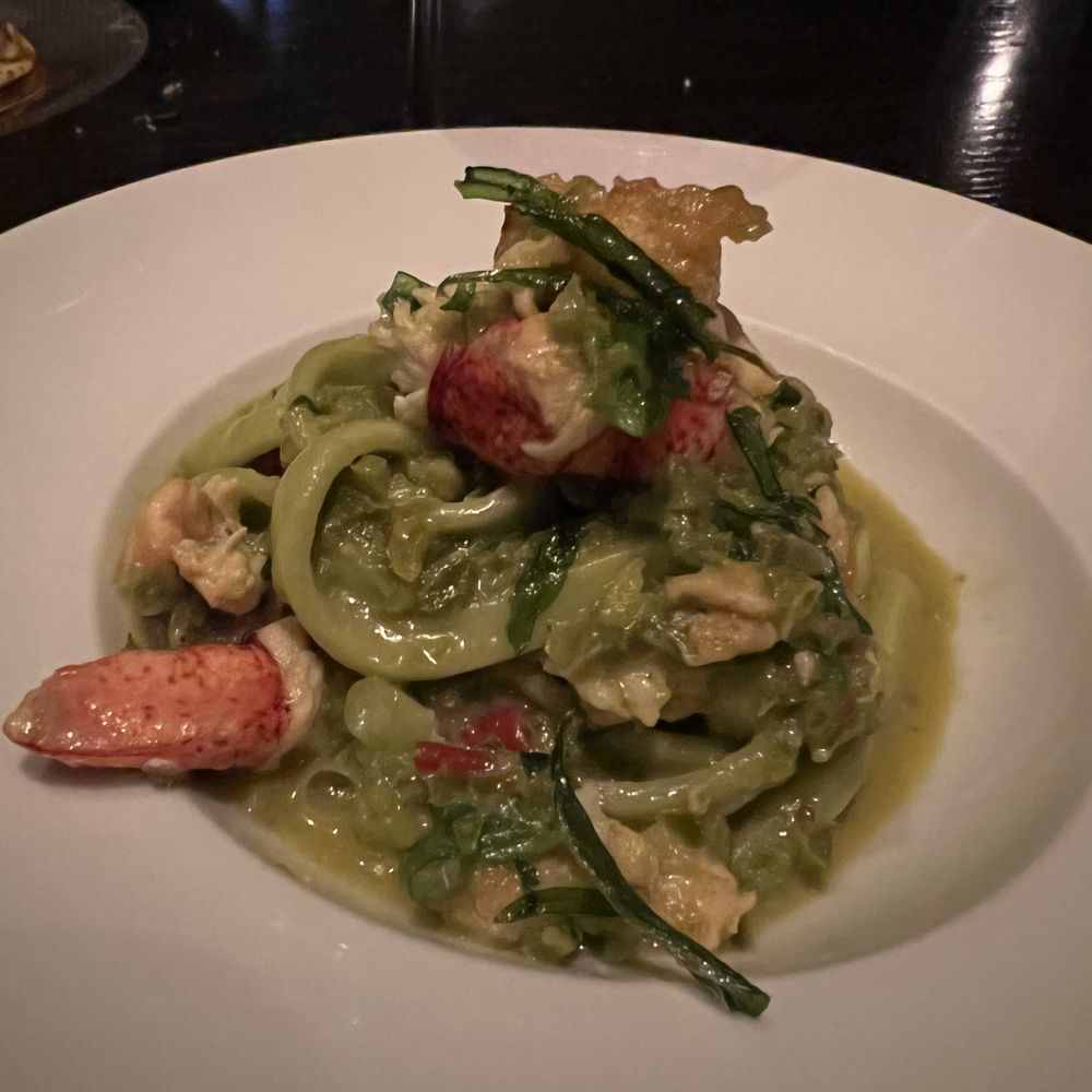 Scarpetta - Pici pasta (this is half the amount you get with your order, we shared and had our 2 portions plated separately) - Italian Near Me - Las Vegas, Nevada Scarpetta - Pici pasta (this is half the amount you get with your order, we shared and had our 2 portions plated separately) - Italian Near Me - Las Vegas, Nevada