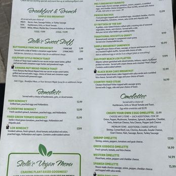 Stella's - Breakfast and lunch menu - Delis Near Me - Gulfport, Florida