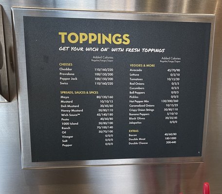 Menu photo 2 Which Wich Albuquerque, NM