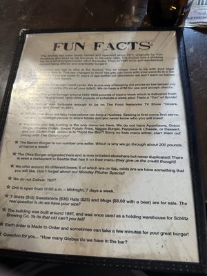 Menu photo 1 Anchor Bar Superior, WI