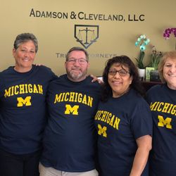 Kevin A Adamson, PC - None of us are Michigan fans but we support our clients and partner's son playing in the 2019 College World Series.