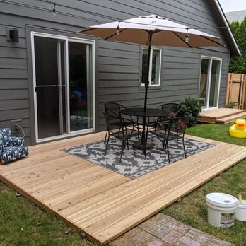 Cascade Fence & Deck - Two new backyard cedar decks - Fences & Gates Near Me - Vancouver, Washington Cascade Fence & Deck - Two new backyard cedar decks - Fences & Gates Near Me - Vancouver, Washington