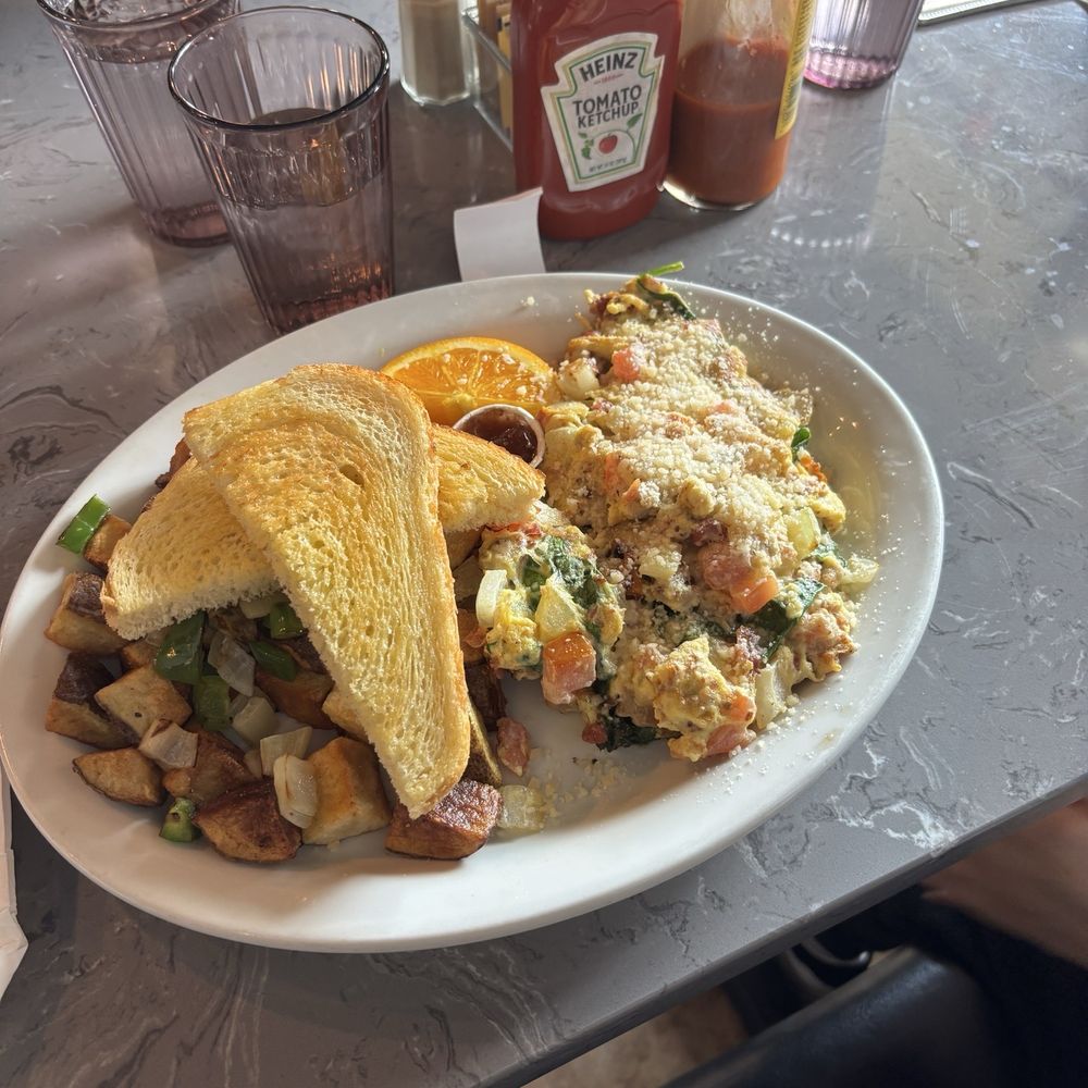 Oliver's Cafe - Parmesan Scramble - Breakfast & Brunch Near Me - Portland, Oregon Oliver's Cafe - Parmesan Scramble - Breakfast & Brunch Near Me - Portland, Oregon