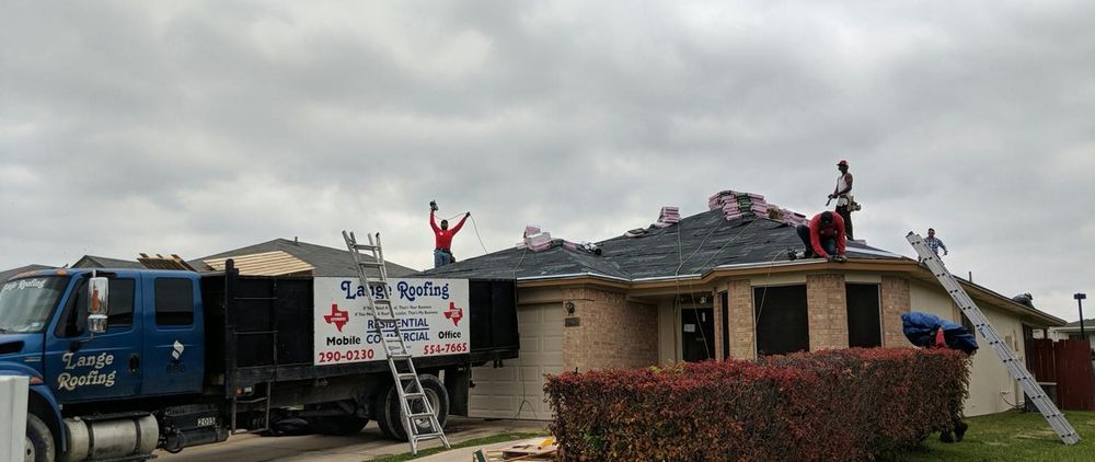 Slide of Lange Roofing