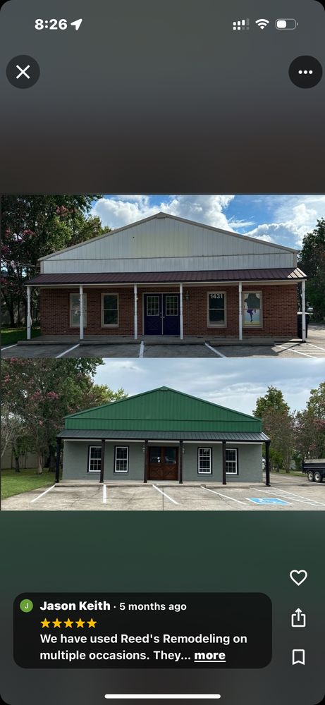 Slide of Reed's Remodeling