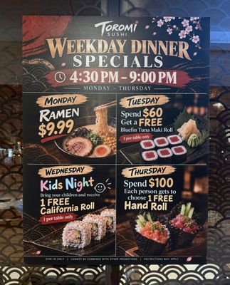 Menu photo 3 Toromi Sushi West Covina, CA Menu photo 3 Toromi Sushi West Covina, CA