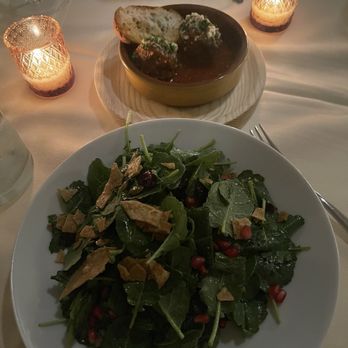 Spring House - Kale Salad and Meatballs - Italian Near Me - Tenafly, New Jersey