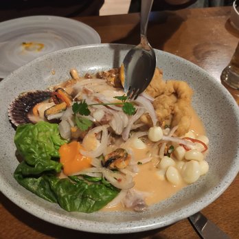 Leche de Tigre - Ceviche of my dreams - Peruvian Near Me - Barcelona, B