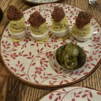 Yardbird - Deviled Eggs with bacon jam - Southern Near Me - Las Vegas, Nevada