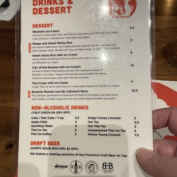 Ben Thai Cafe - Menu - Thai Near Me - San Francisco, California Ben Thai Cafe - Menu - Thai Near Me - San Francisco, California