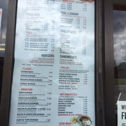 WNB Factory Wings & Burger - Drive through menu