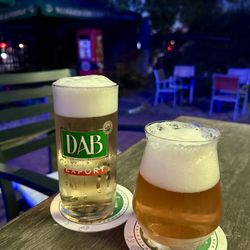 Gaststätte Kraftstoff - DAB Pils (trotz Export Glas) & BrewDog Punk IPA