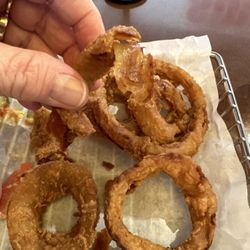 Smashburger - Burned Onion Rings!  Yuck waste of $3.49!