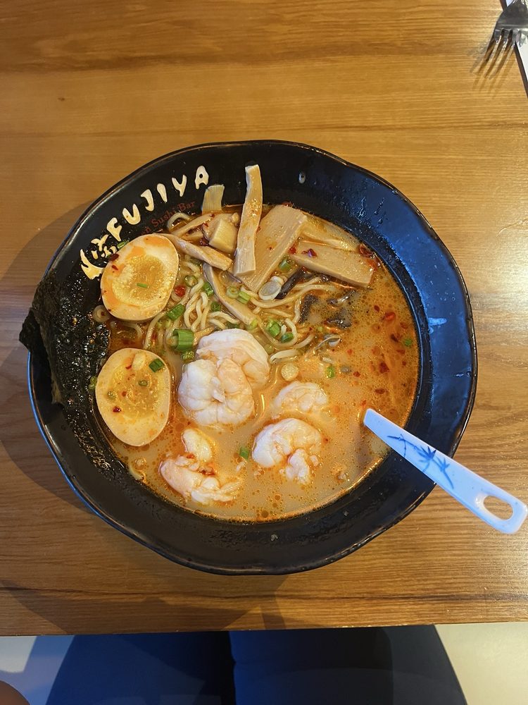 Food from Fujiya Ramen Sushi Bar