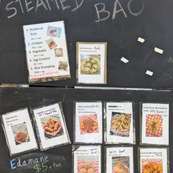 The Bao Journey - Menu as of July 2025