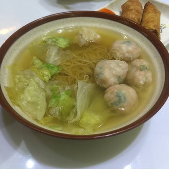 Chi Cafe - Shrimp wonton w noodles - Hong Kong Style Cafe Near Me - Chicago, Illinois