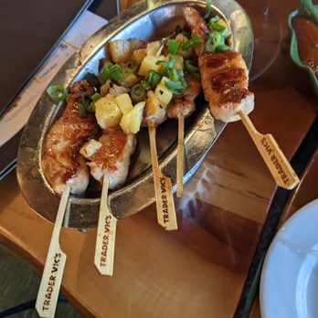 Trader Vic's - Chicken skewers - Hawaiian Near Me - Emeryville, California Trader Vic's - Chicken skewers - Hawaiian Near Me - Emeryville, California