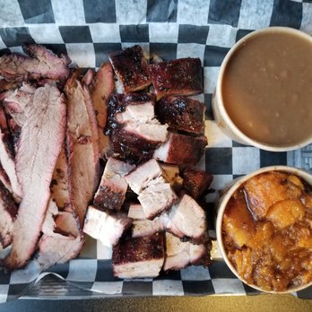 The Pit Stop - Brisket, rib tips, sweet potatoes, and baked beans - Barbeque Near Me - Sterling, Virginia The Pit Stop - Brisket, rib tips, sweet potatoes, and baked beans - Barbeque Near Me - Sterling, Virginia