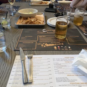 Runaway Train Brewery: Brewhouse + Saloon - We got the big table (seats eight) - Brewpubs Near Me - Honesdale, Pennsylvania Runaway Train Brewery: Brewhouse + Saloon - We got the big table (seats eight) - Brewpubs Near Me - Honesdale, Pennsylvania