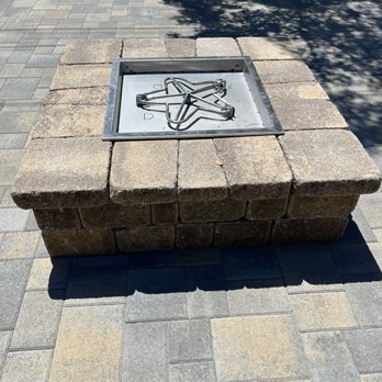 System Pavers - Mocha stone fire pit - Masonry/Concrete Near Me - Fremont, California System Pavers - Mocha stone fire pit - Masonry/Concrete Near Me - Fremont, California