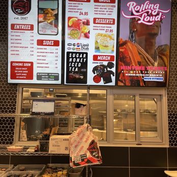 Bred Hot Chicken - The picture is of the menu - Chicken Shop Near Me - San Juan Capistrano, California