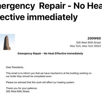 200W60 - No heat again - Apartments Near Me - New York, New York 200W60 - No heat again - Apartments Near Me - New York, New York