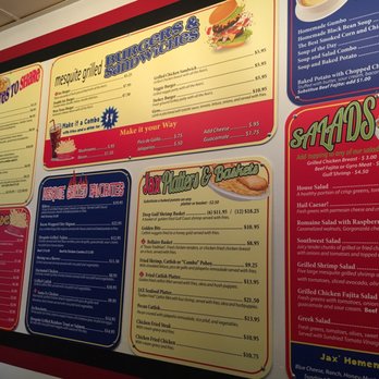 Jax Grill - Large menu. Overwhelming. - Burgers Near Me - Houston, Texas Jax Grill - Large menu. Overwhelming. - Burgers Near Me - Houston, Texas