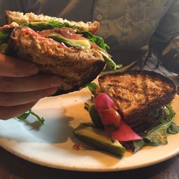 Gjelina - Salmon pastrami sandwich - New American Near Me - Venice, California