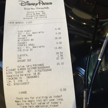 Goofy's Kitchen - We got Ian the pirate box with vanilla cake and pirate cup. You only turn 2 once :) - American Near Me - Anaheim, California