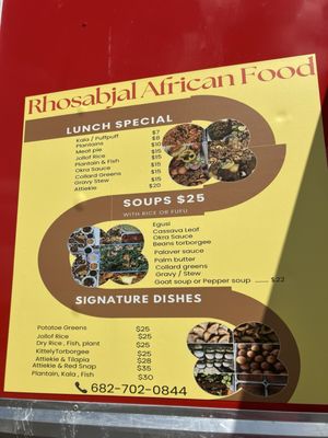 Menu photo 1 Rhosabjal Cuisine Fort Worth, TX