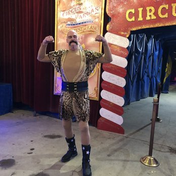 Circus Vargas - Wow, muscle flexing for me - Performing Arts Near Me - Burbank, California