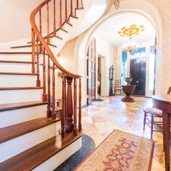 The Stacy Mansion - Grand staircase and front foyer